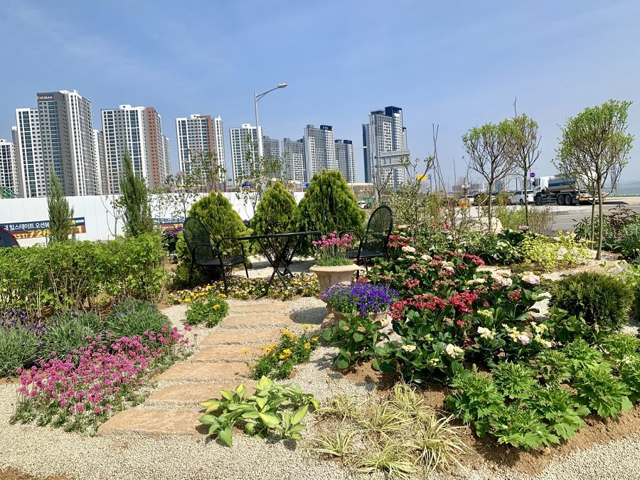 거북섬 해안도로 조성 모습. 사진제공ㅣ시흥시청