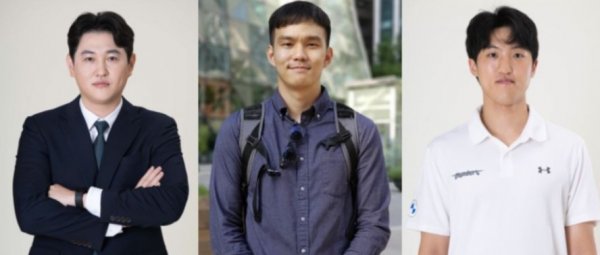 서울 삼성 김보현·김태경·최수현 코치(왼쪽부터). 사진제공｜서울 삼성