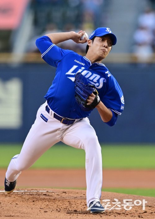 삼성 원태인. 스포츠동아DB