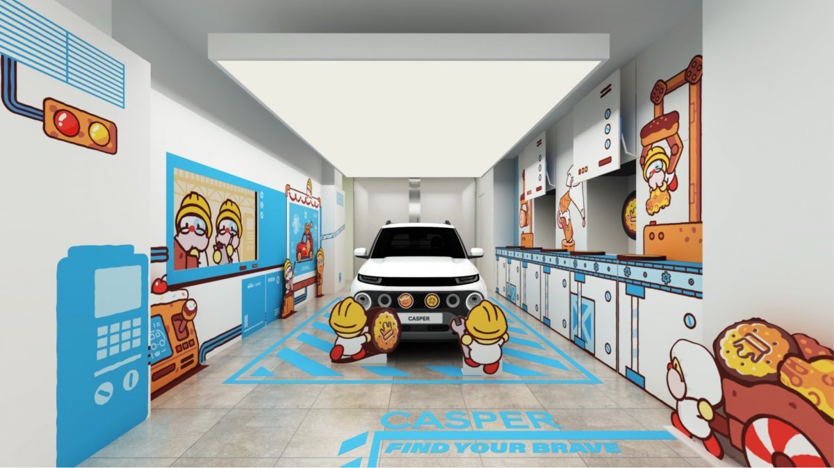 캐스퍼 스튜디오 송파 내·외부 모습. 사진제공|현대차