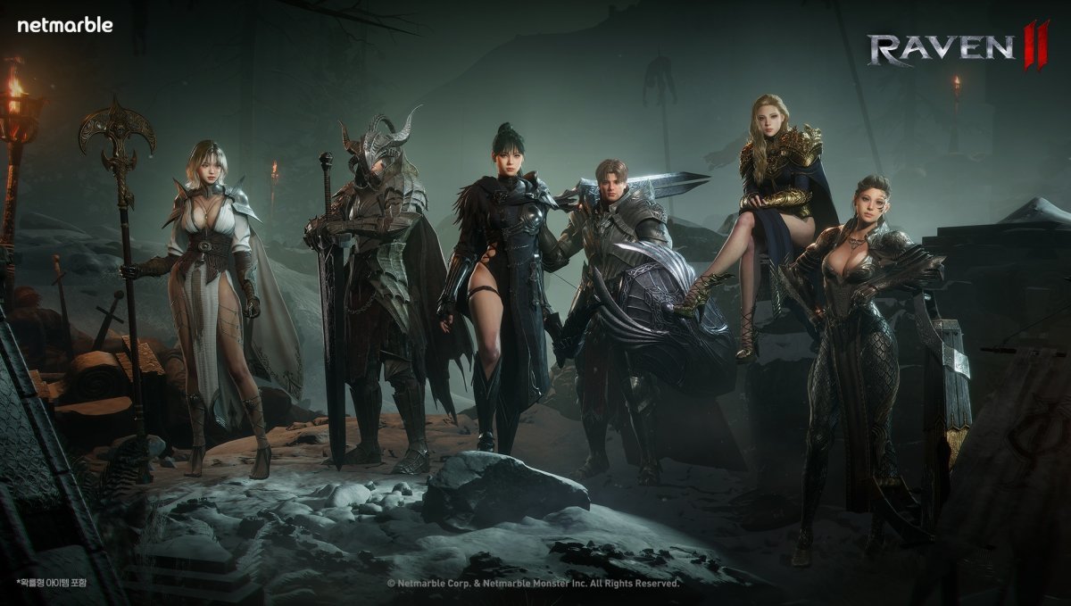 29일 출시하는 넷마블의 블록버스터 신작 MMORPG ‘레이븐2’. 사진제공｜넷마블