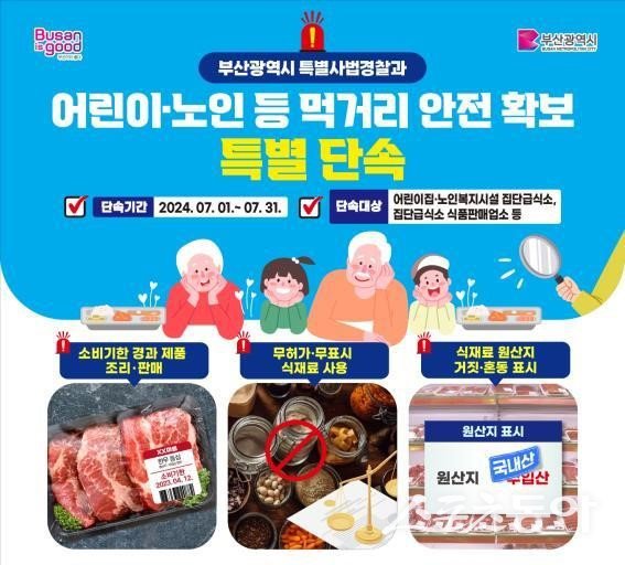 부산시 특사경 기획 수사 요약도. (사진제공=부산시)