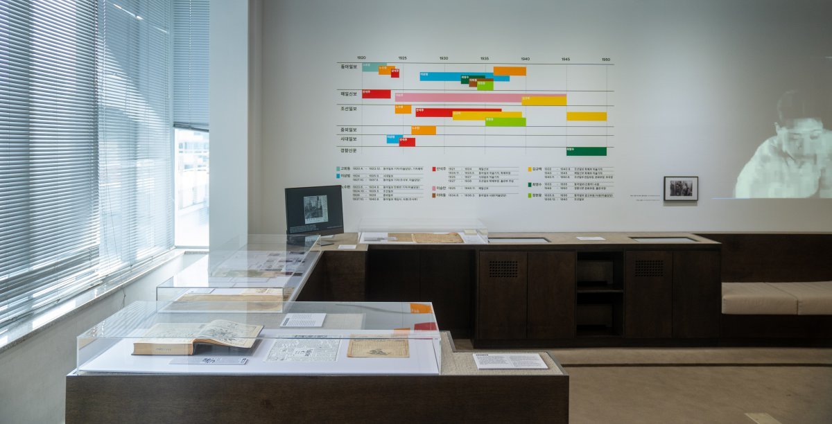 전시장 전경. 사진제공 | 신문박물관 PRESSEUM
