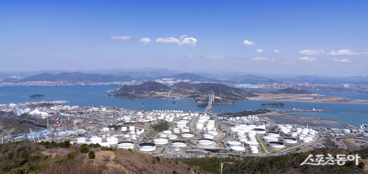 여수국가산업단지. 사진제공=전남도