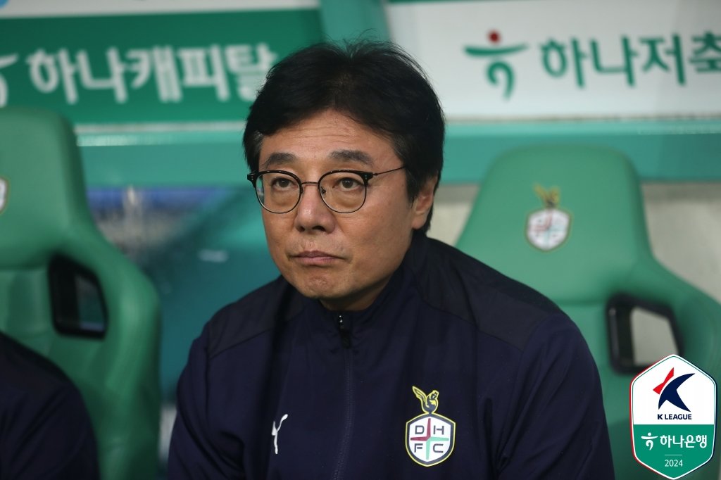 대전하나시티즌 황선홍 감독. 사진제공｜한국프로축구연맹