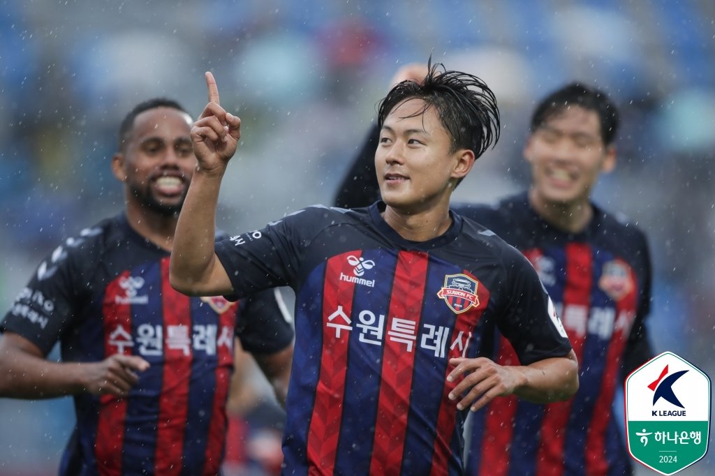 전북 현대 이적을 앞둔 수원FC 이승우. 사진제공 | 한국프로축구연맹