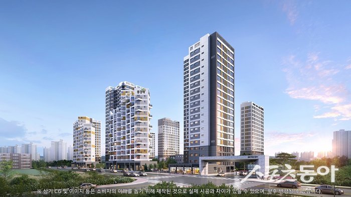 파주 운정3지구에서 공급하는 ‘제일풍경채 운정’ 조감도. 사진제공 ㅣ 제일건설