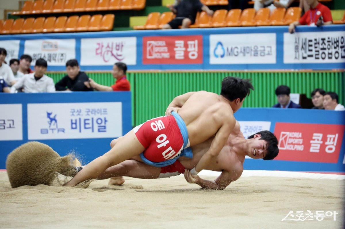 장흥군에서 열린 제61회 대통령기 전국장사씨름대회. 사진제공=장흥군