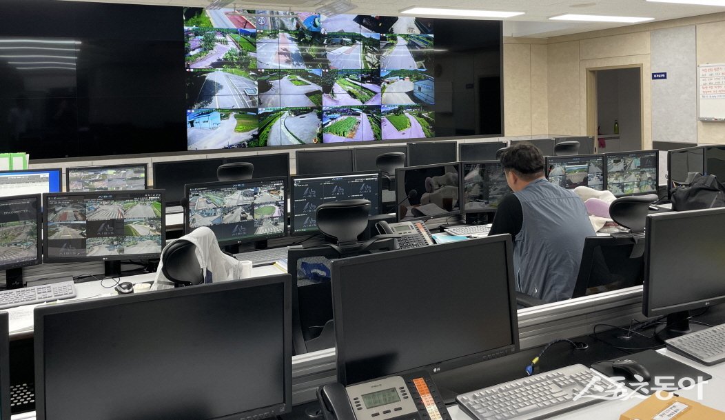 CCTV 관제센터. 사진제공=장수군