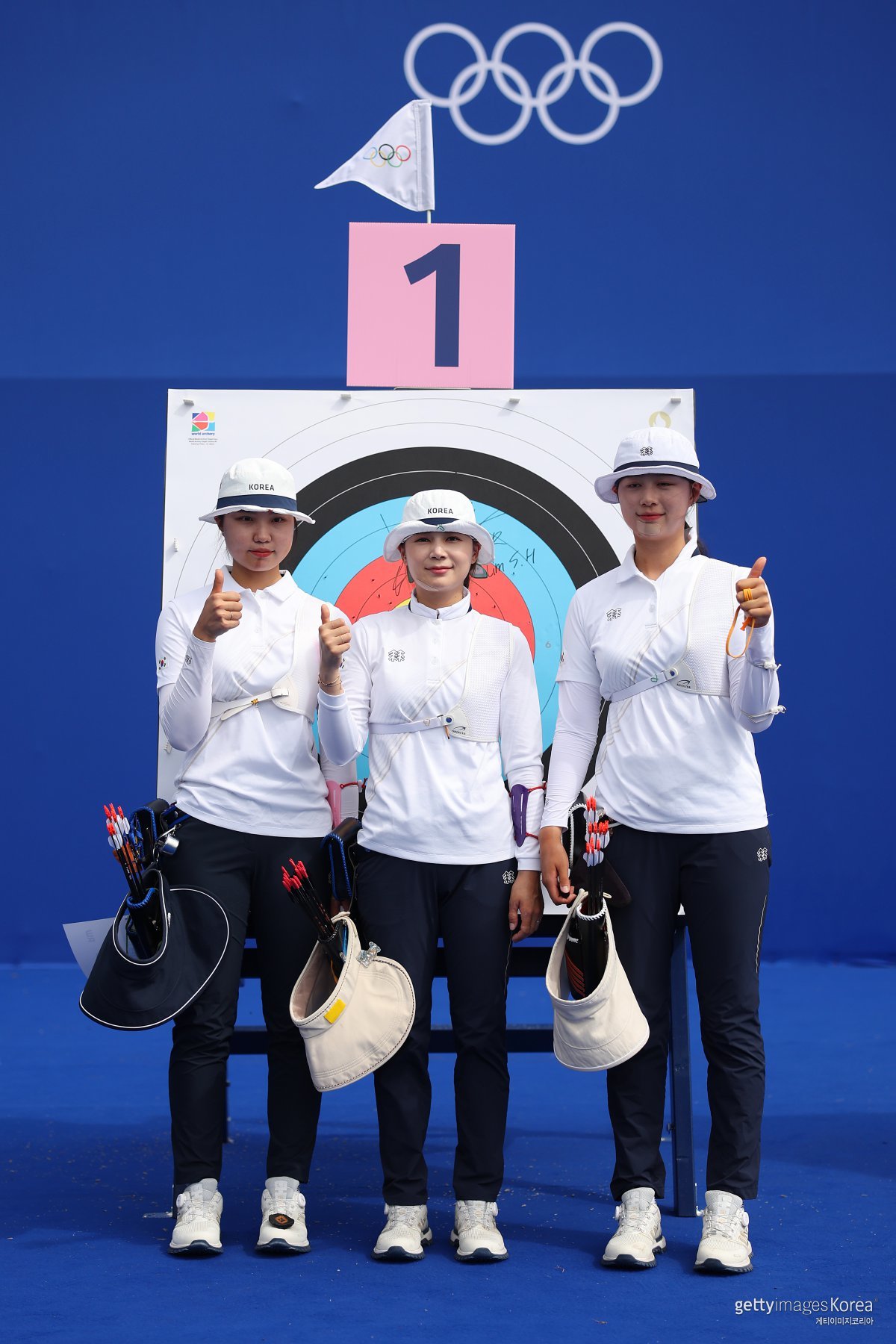 한국 여자 양궁 단체. 사진=게티이미지코리아