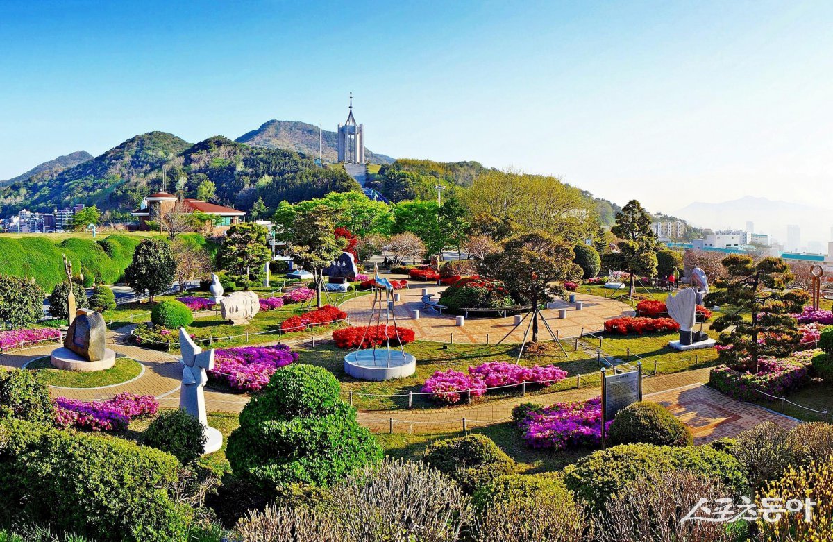 부산중앙공원 전경. (사진제공=부산시설공단)