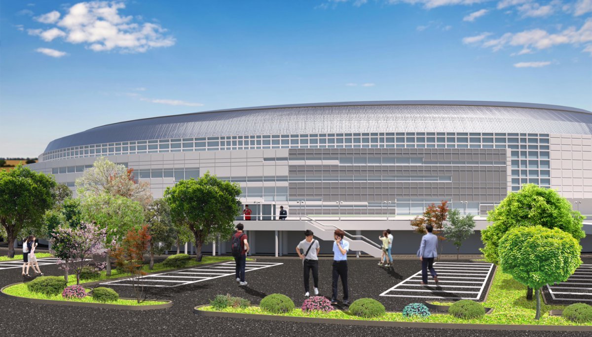 광명스피돔 태양광 발전설비 조감도                                                                                                 사진제공｜국민체육진흥공단