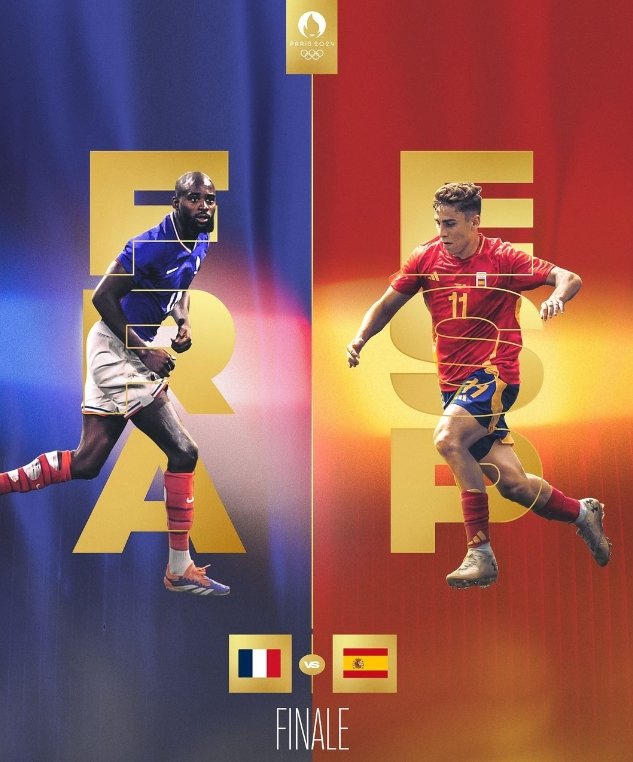 프랑스올림픽대표팀 주포 장필리프 마테타(왼쪽)와 스페인올림픽대표팀 공격의 핵 페르민 로페스. 사진출처｜프랑스축구협회 SNS