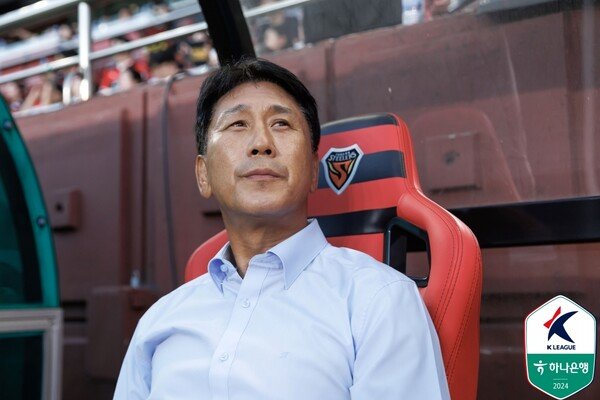 박태하 포항 감독도 고단한 시즌 후반기 일정이 걱정스럽다.  사진 제공｜한국프로축구연맹