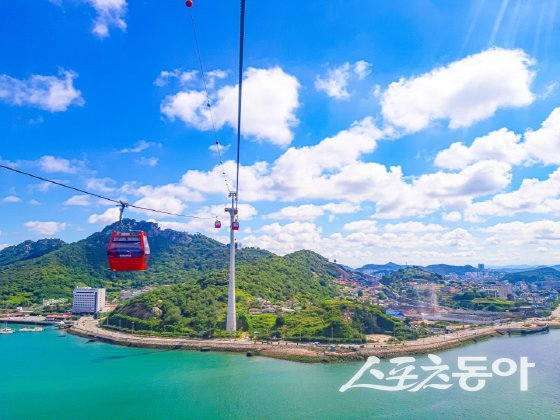 전남도 블루투어 목포해상케이블카. 사진제공=전남도