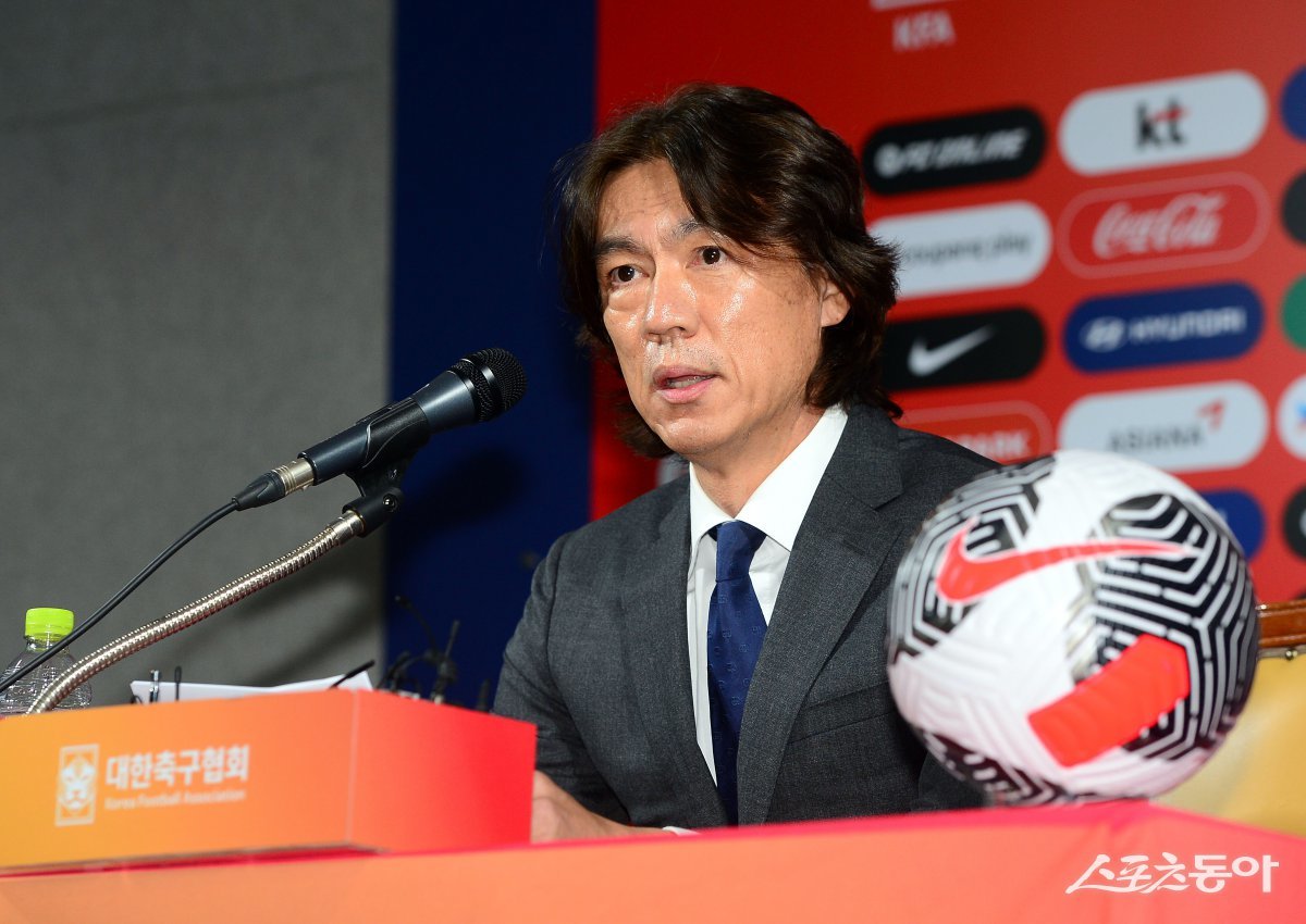 홍명보 축구대표팀 신임 감독 취임 기자회견.  스포츠동아DB