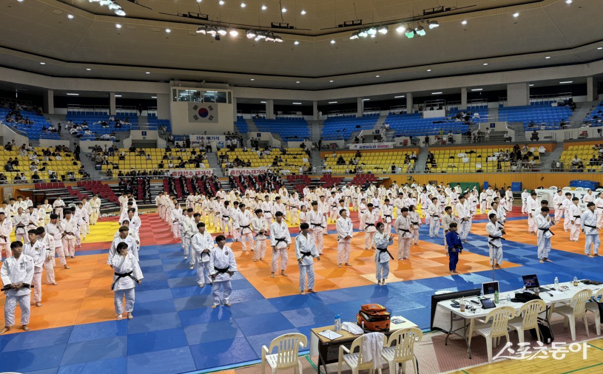 2024 백제왕도 익산 전국생활체육 유도대회 개회식. 사진제공=익산시