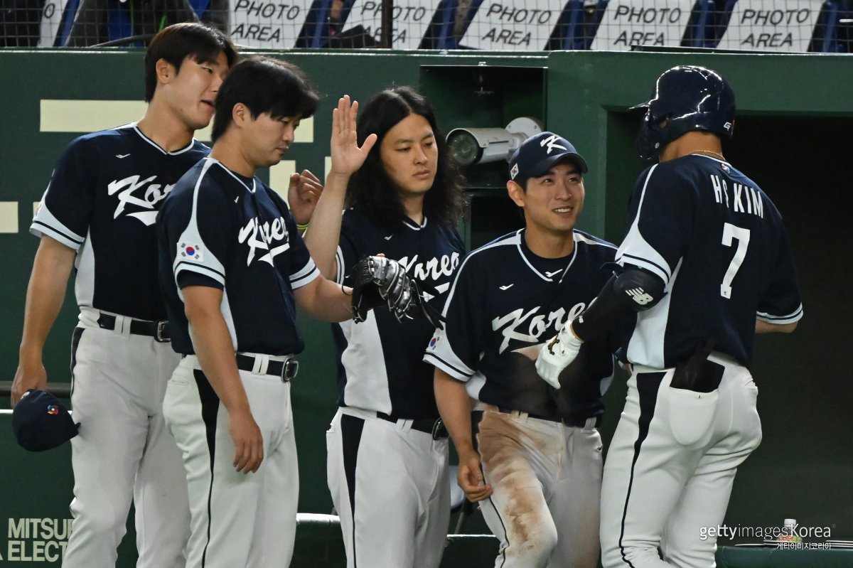 한국 야구대표팀. 사진=게티이미지코리아