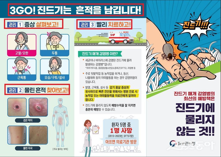 시흥시 진드기 매개 감염병 예방수칙 안내. 사진제공｜시흥시청