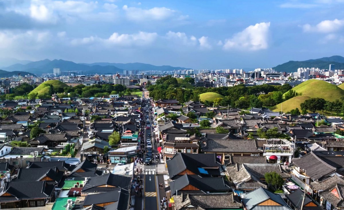 경주 황리단길 전경. 사진=경주시