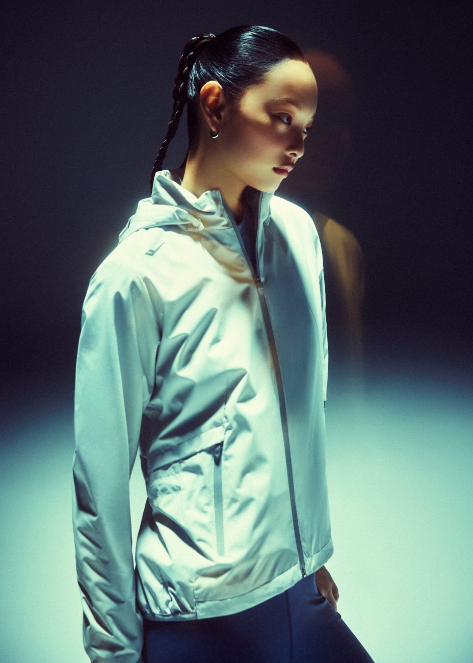 프로-스펙스_ 2LAYER 러닝 자켓_라이트그레이(여성용)