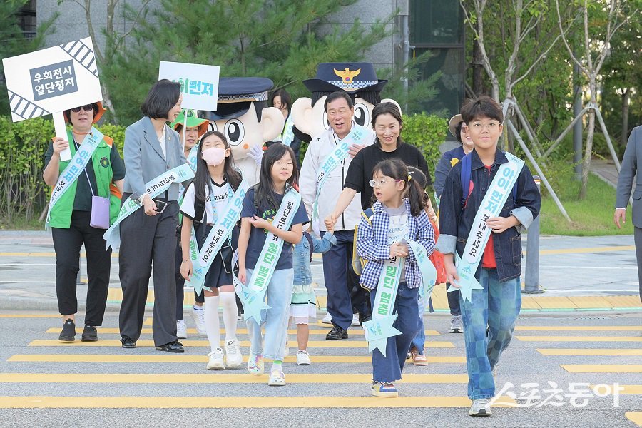 세종시가 어린이 교통사고 예방을 위해 발 벗고 나섰다. 사진제공｜세종시청