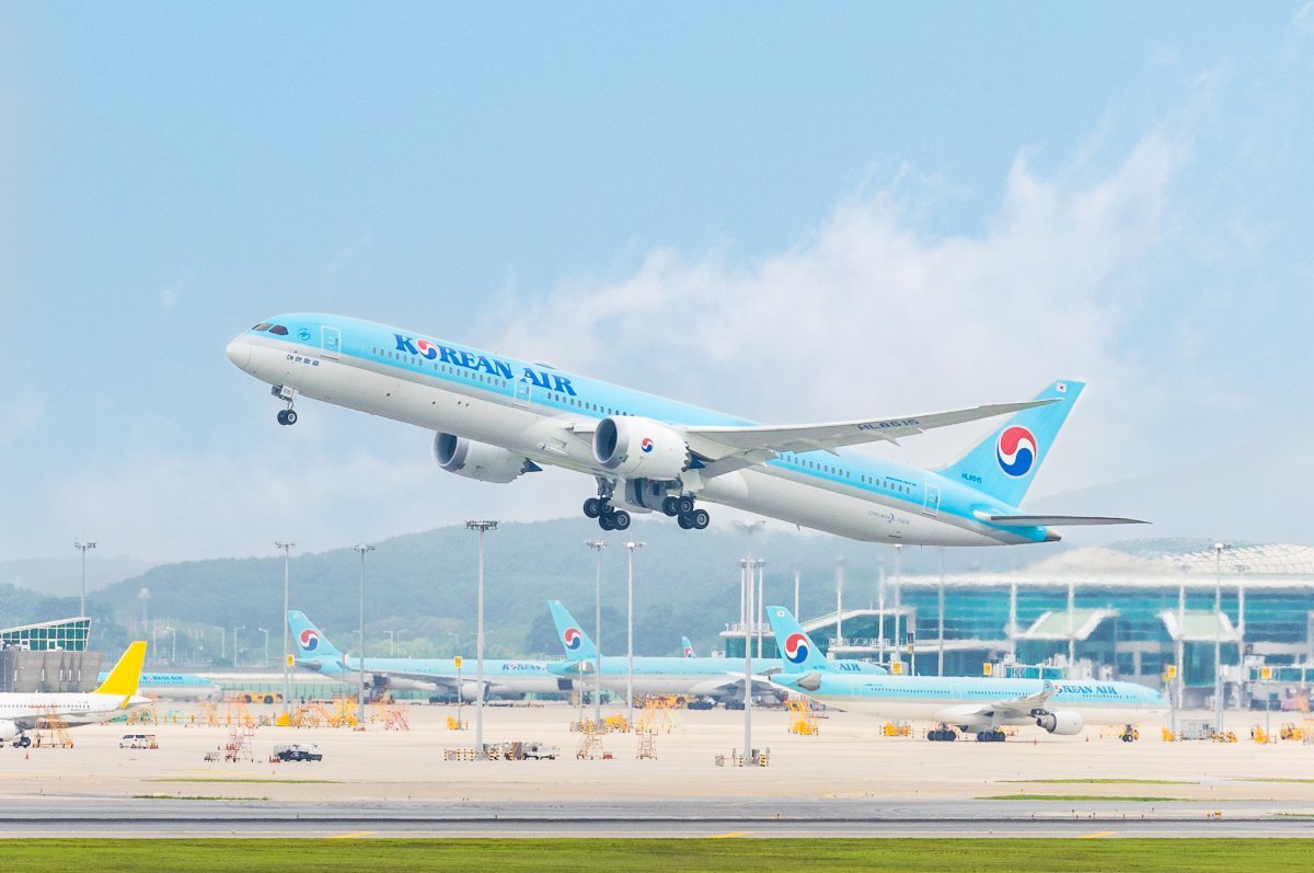 동계 시즌 인천-발리 노선에 투입하는 대한항공 최신 기재 B787-10                                                    사진제공｜대한항공