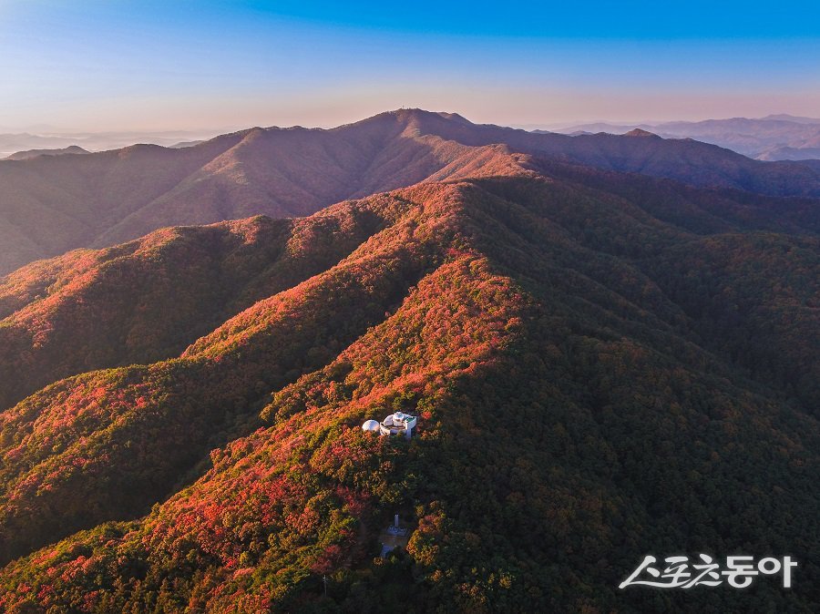 칠갑산도립공원 가을전경. 사진제공｜충남도청