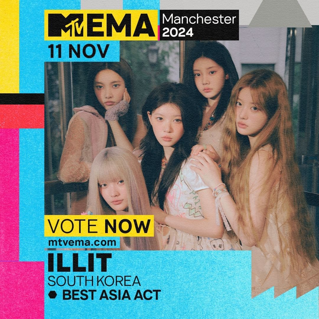 걸그룹 아일릿. 사진제공|MTV EMA