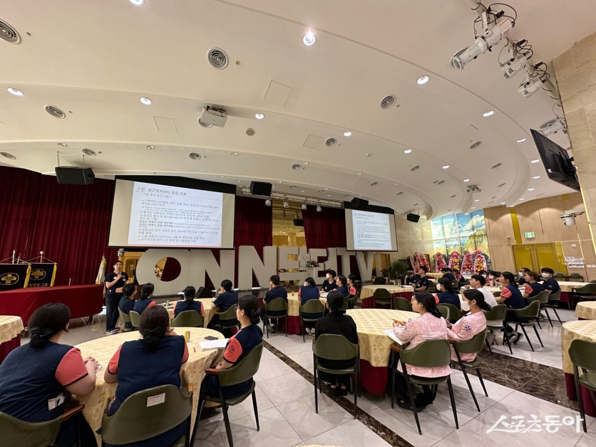 간호사 워크숍이 진행되고 있는 모습. (사진제공=온종합병원)