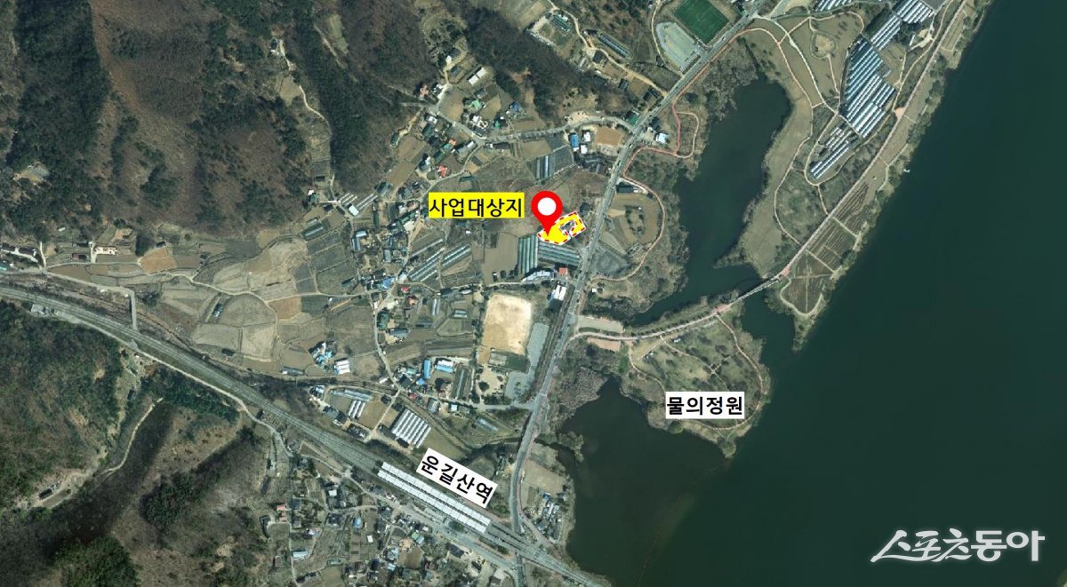 조안면 노유자 시설 위치도. 사진제공ㅣ남양주시