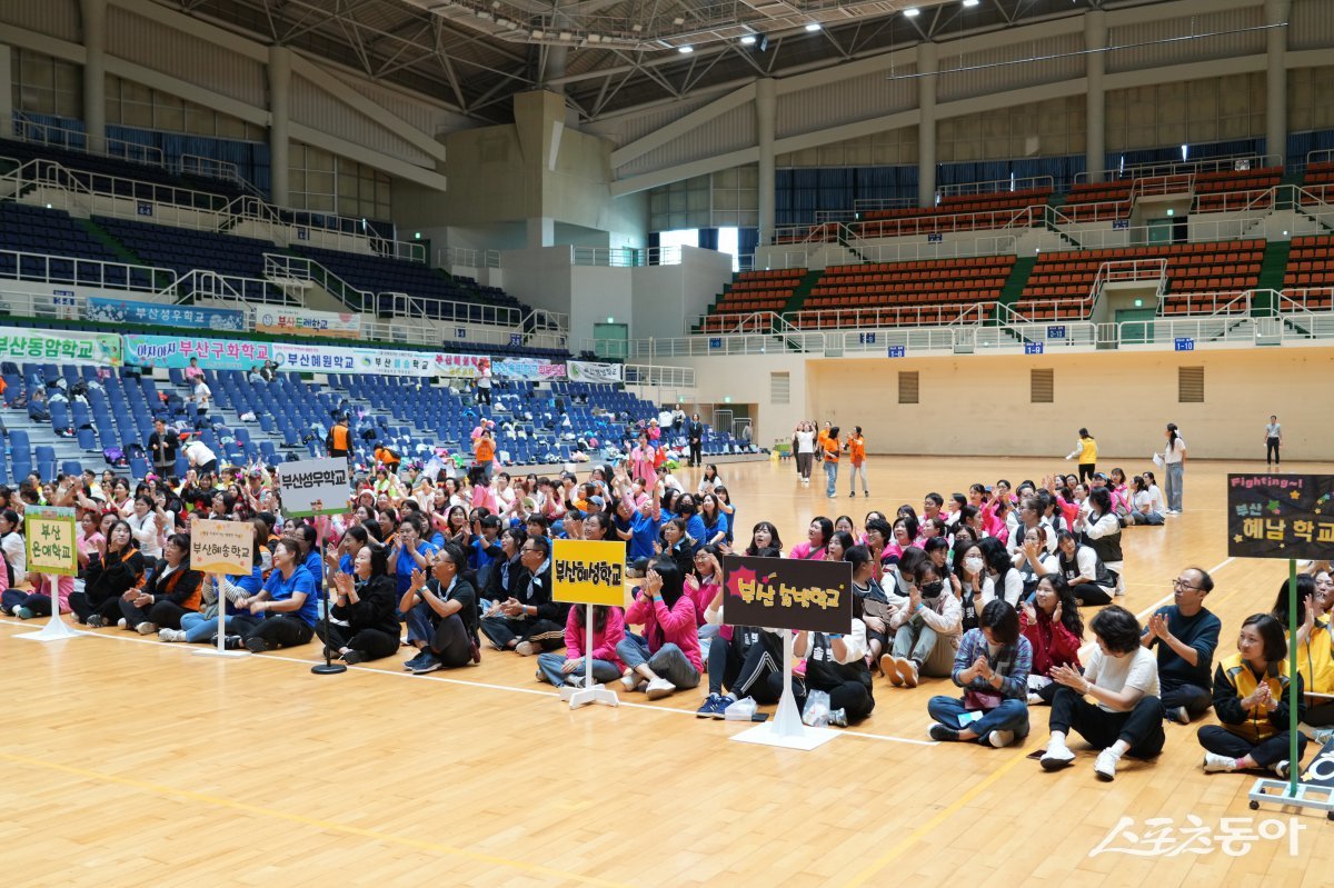 29일 오전 2024학년도 특수학교(급) 학부모 체육대회가 진행되고 있는 모습. (사진제공=부산시교육청)