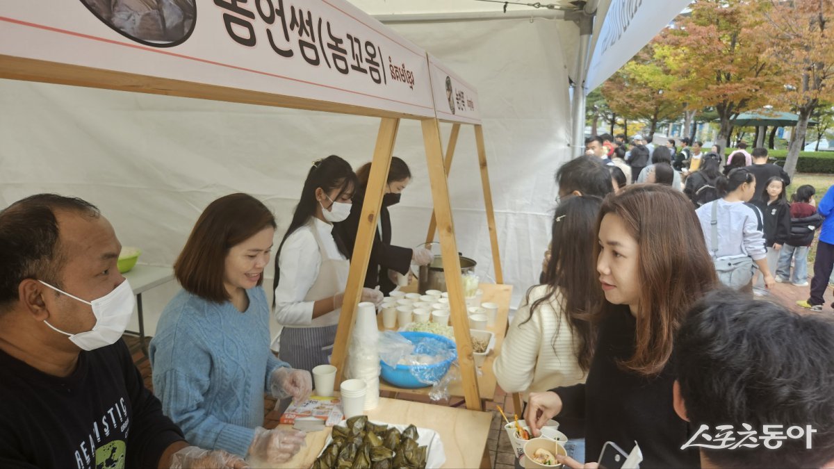 부산 해운대구가 지난 2일 美(미)味(미)세계음식문화축제가 진행되고 있는 모습. (사진제공=부산 해운대구) 