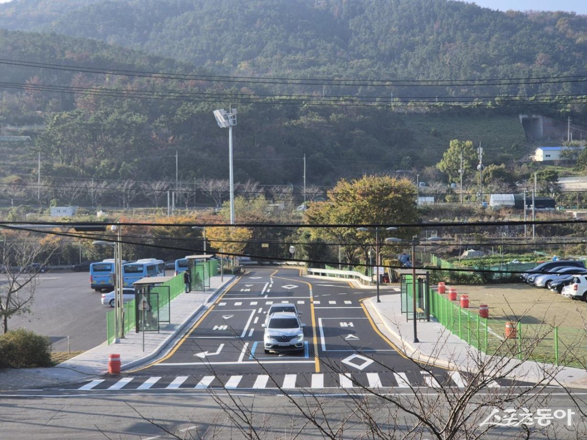 동부산 시내버스 공영차고지 환승시설 전경. (사진제공=부산시)