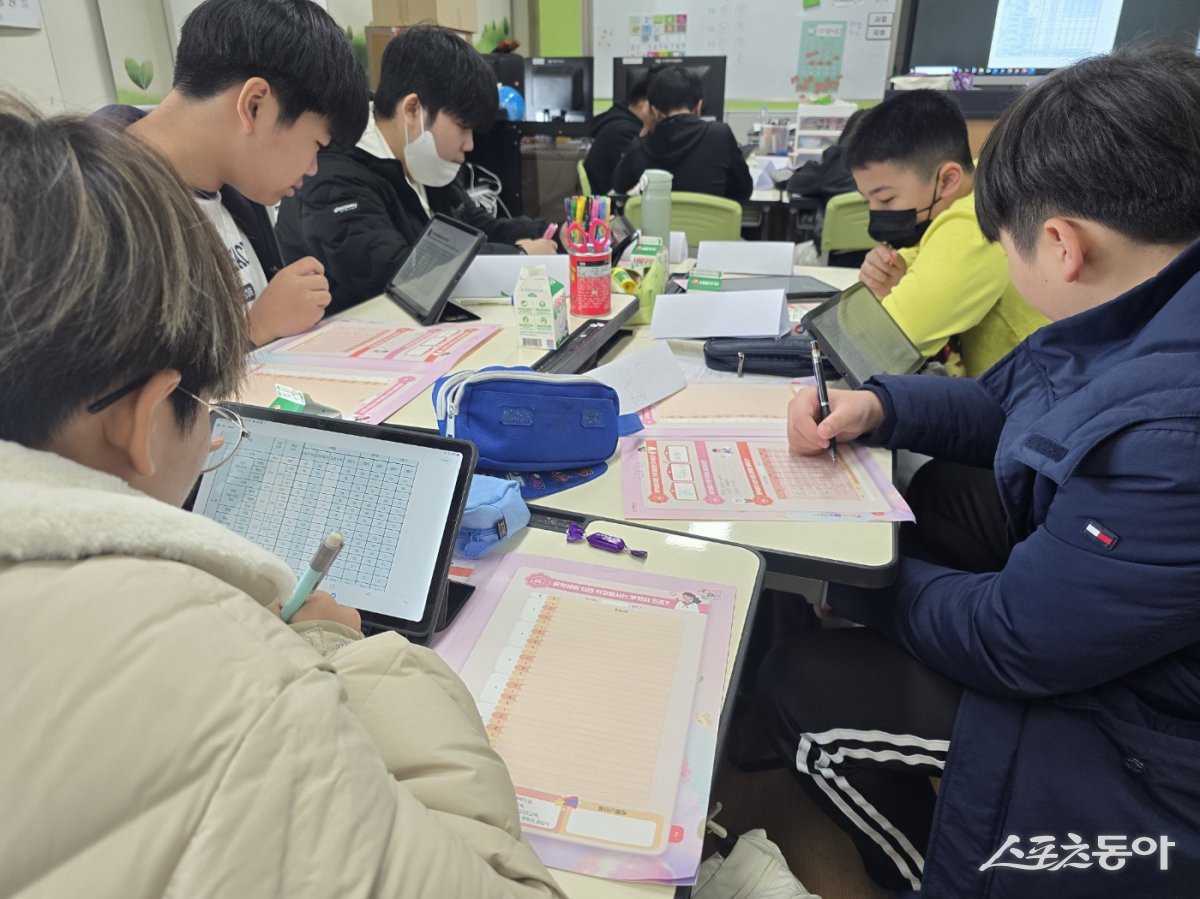 지난 20일 영광군에 소재한 초등학교 6학년 학생들을 대상으로 열린 전환기 교육 프로그램인 ‘중학생이지 요렇게 해볼래’. 사진제공=영광교육지원청