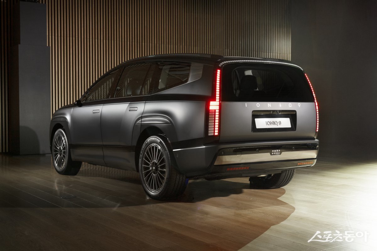 아이오닉 9 후측면 디자인. 사진제공 ｜현대차