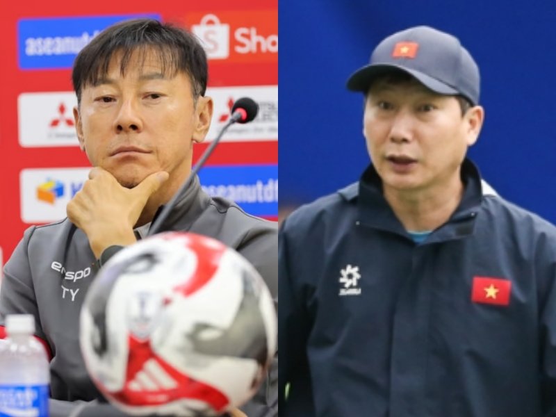 신태용 인도네시아 감독(왼쪽)과 김상식 베트남 감독이 미쓰비시컵 조별리그 1차전에서 나란히 승전고를 울렸다. 각각 미얀마를 1-0, 라오스를 4-1로 제압했다. 사진출처|미쓰비시컵·베트남축구협회 홈페이지