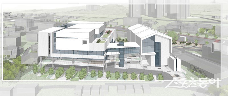 장흥면 복합청사 건축설계 당선작. 사진제공ㅣ양주시