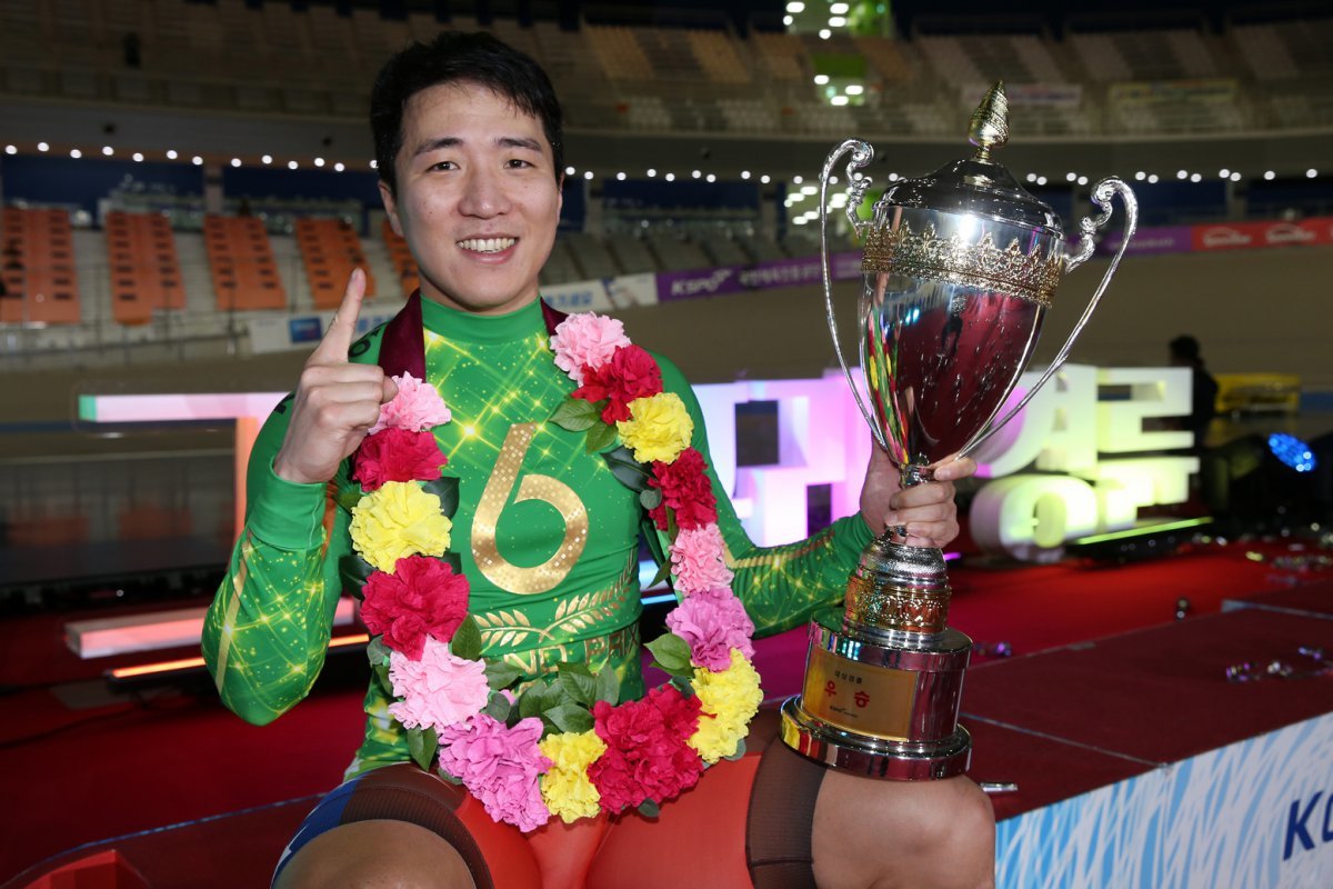 2023년 그랑프리 경륜 우승자 임채빈. 올해도 득점, 상금 등 전 분야에서 1위를 달리며 강력한 우승후보다   사진제공｜국민체육진흥공단