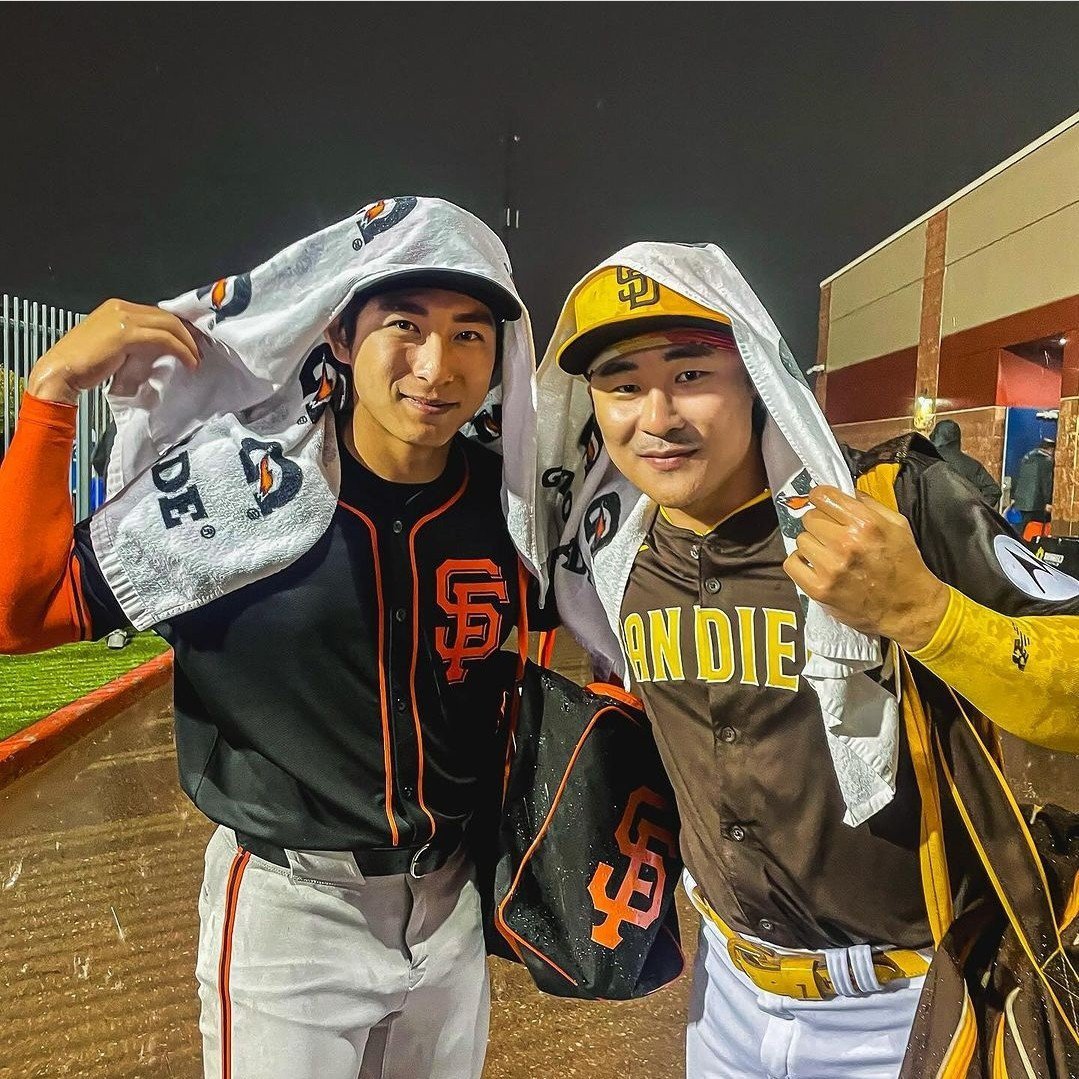 이정후(왼쪽)와 고우석에게 2025년은 매우 중요하다. 이정후는 MLB에서 확실하게 경쟁력을 입증해야 한다. 고우석은 MLB 데뷔가 절실하다. 사진출처｜샌디에이고 인스타그램