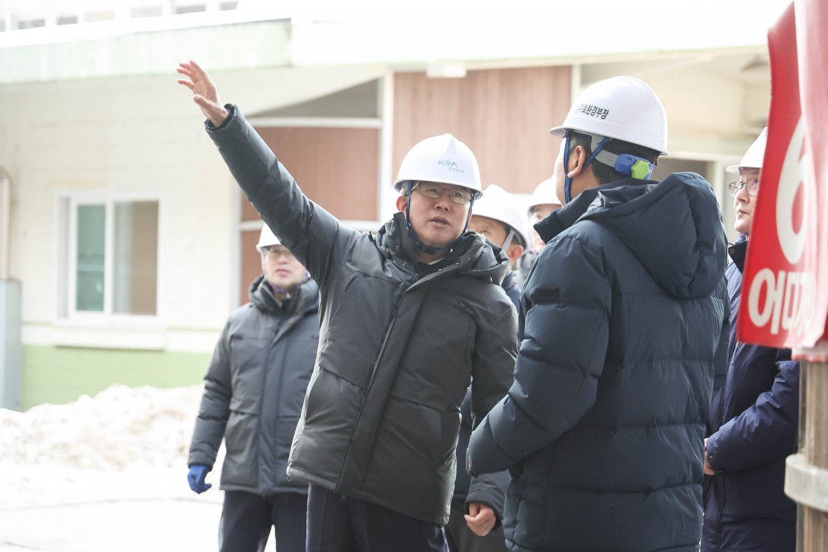 동절기 대비 안전점검 나선 정기환 한국마사회장                 사진제공｜한국마사회