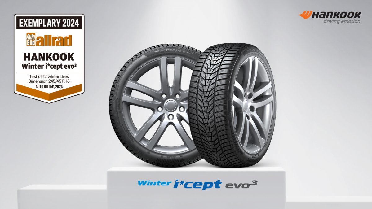 한국타이어의 겨울용 고성능 퍼포먼스 타이어 ‘윈터 아이셉트 에보3’ 사진제공 |한국타이어