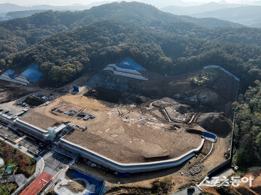 (가칭)용인신고등학교 건립 예정 부지 전경. 사진제공｜용인시청