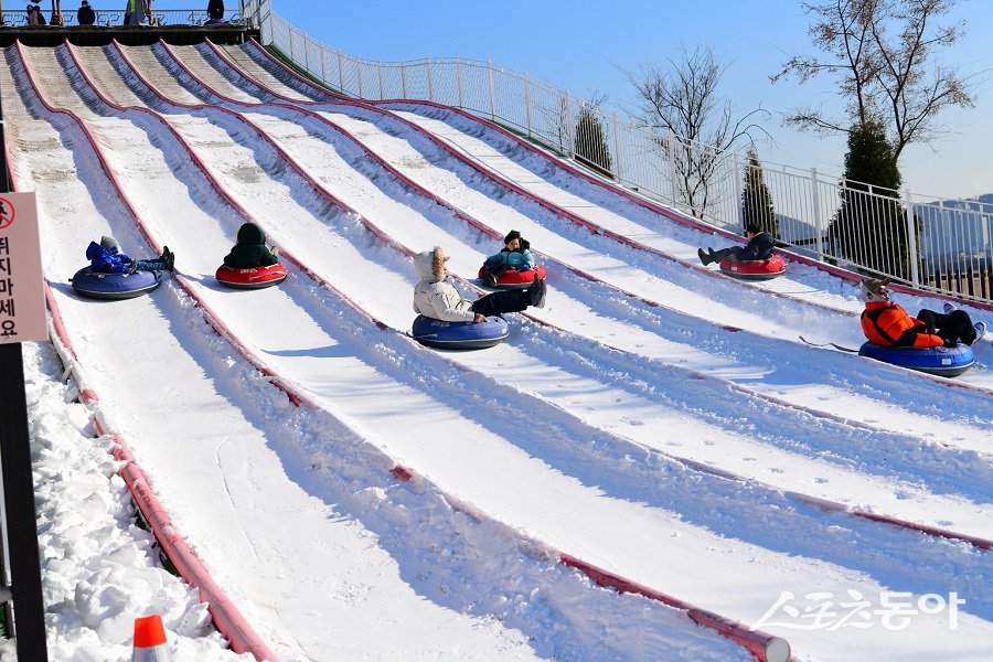 월곶에코피아 눈썰매장. 사진제공|시흥시청