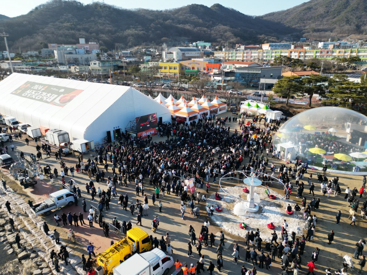 지난해 열린 ‘상주 곶감축제’                          사진제공｜상주시