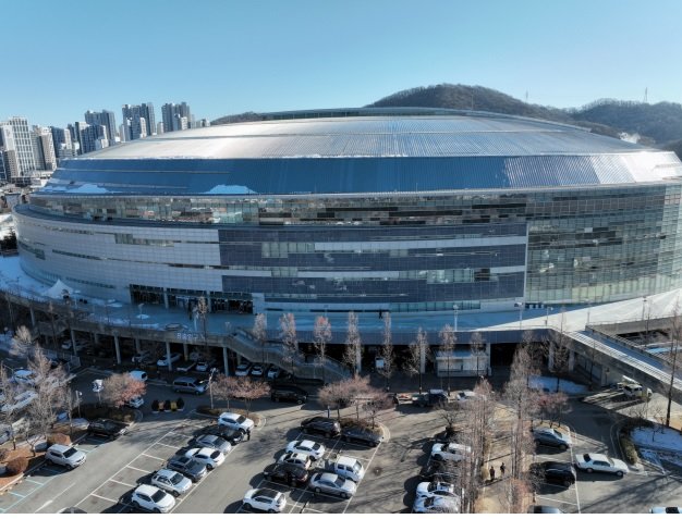 태양광 발전설비를 구축한 광명스피돔               사진제공｜국민체육진흥공단