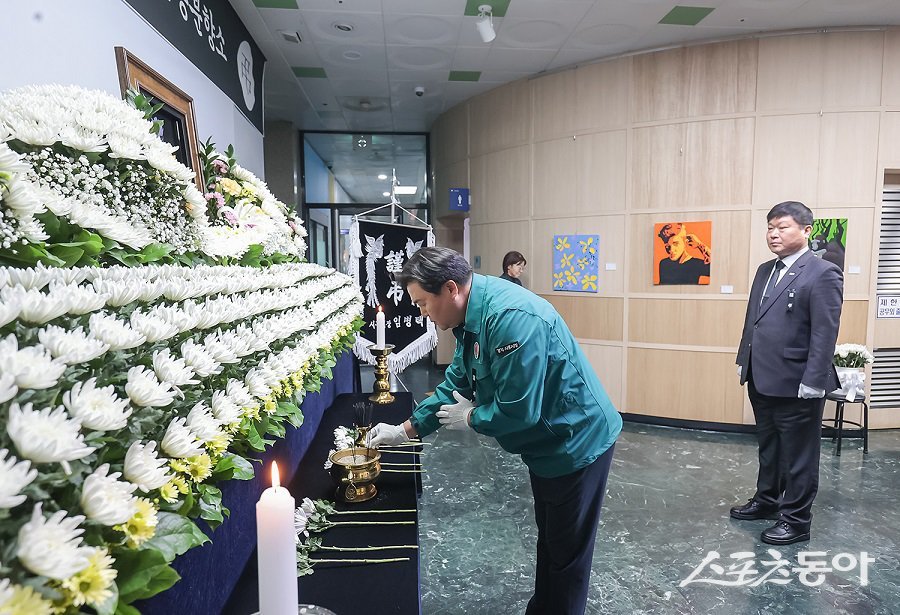 시흥시 제주항공 여객기 사고 희생자 합동 분향소. 사진제공｜시흥시청