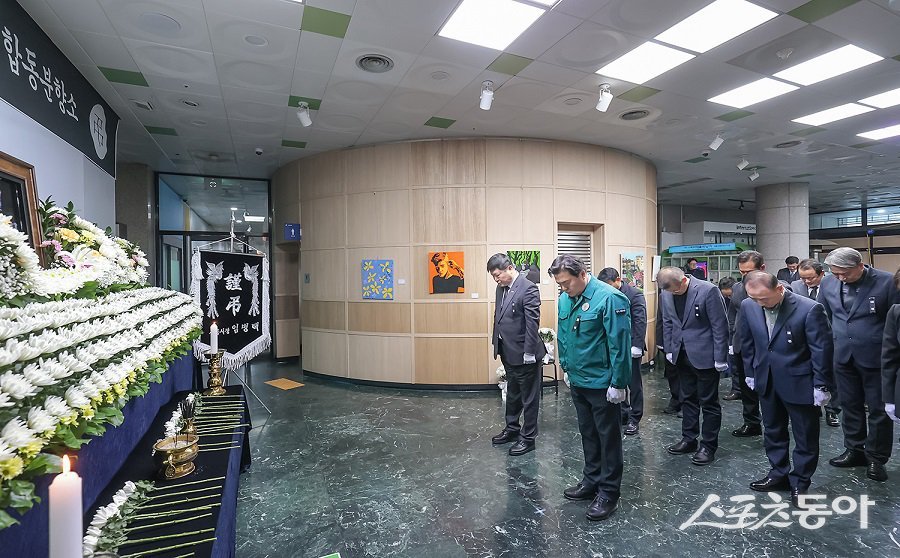 시흥시 제주항공 여객기 사고 희생자 합동 분향소. 사진제공｜시흥시청