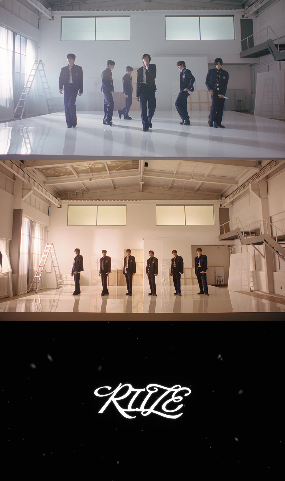 라이즈판 ‘허그’ 스테이지 비디오의 한 장면 사진제공|SM엔터테인먼트