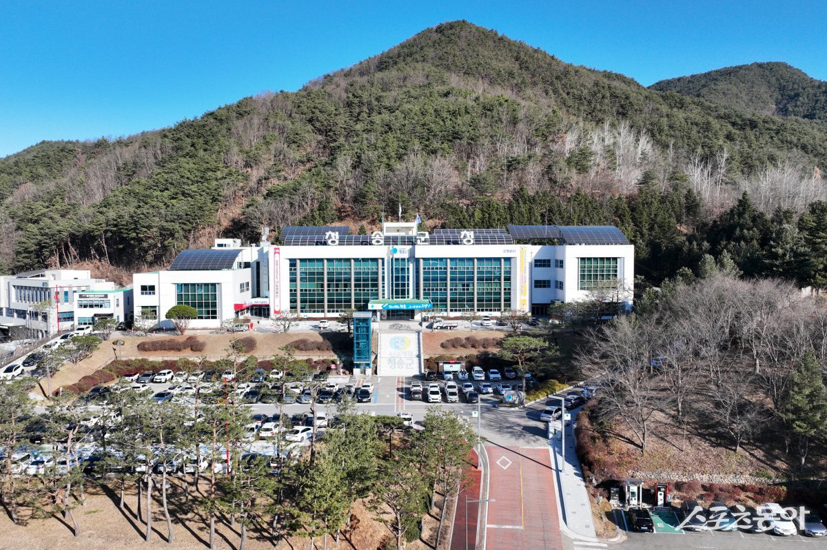 청송군청 전경